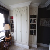 Hand Painted Wardrobe Bookcase